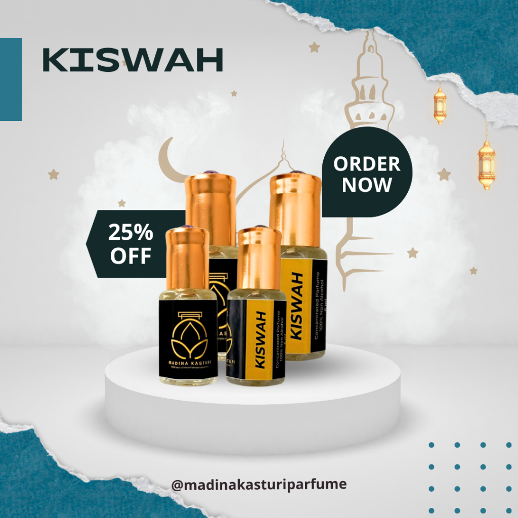 [BISA COD] Paket Parfum KISWAH Original Bibit Asli Parfum Shalat - Aroma Kiswah Parfum Sunnah