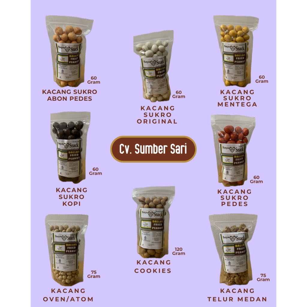 

Kacang dallas (60gram)