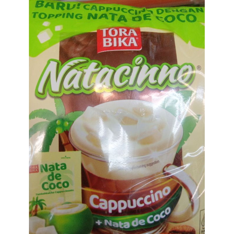 

kopi torabika natacinno per renceng isi 6 sachet