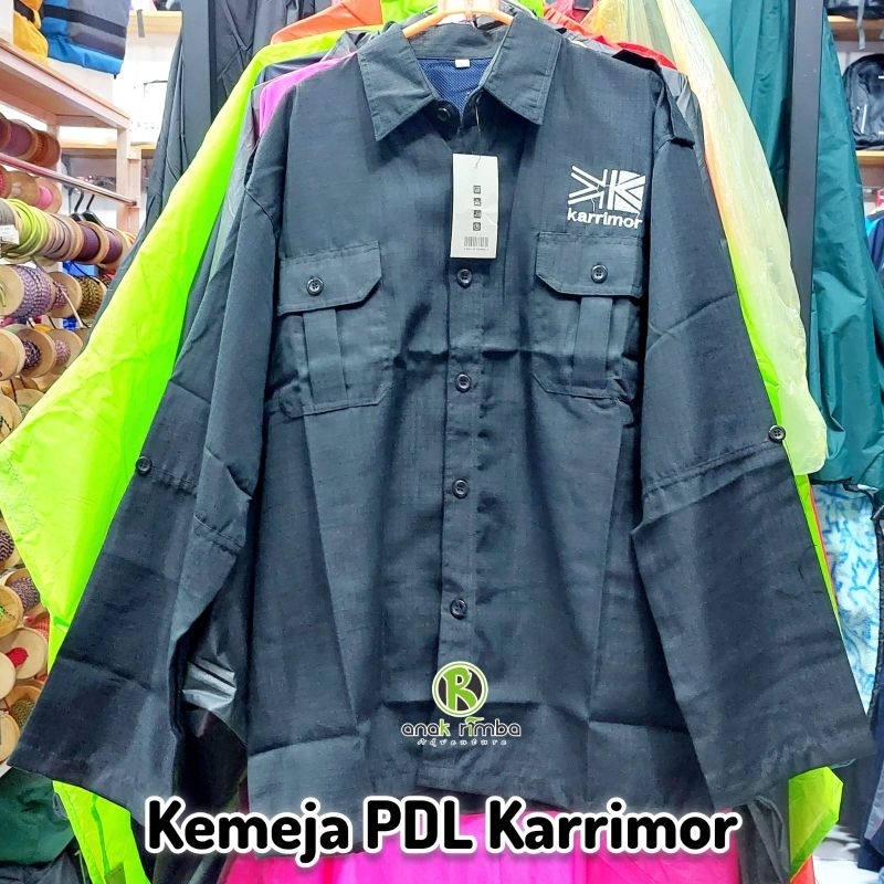 KEMEJA PDL TNF atau KARRIMOR BIASA LENGAN PANJANG. KEMEJA LAPANGAN