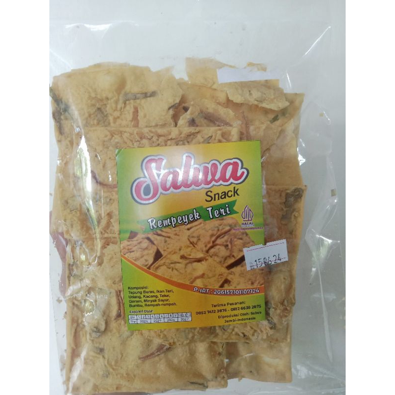 

Rempeyek Teri 100g Snack Premium Kriuk Enak Gurih Murah
