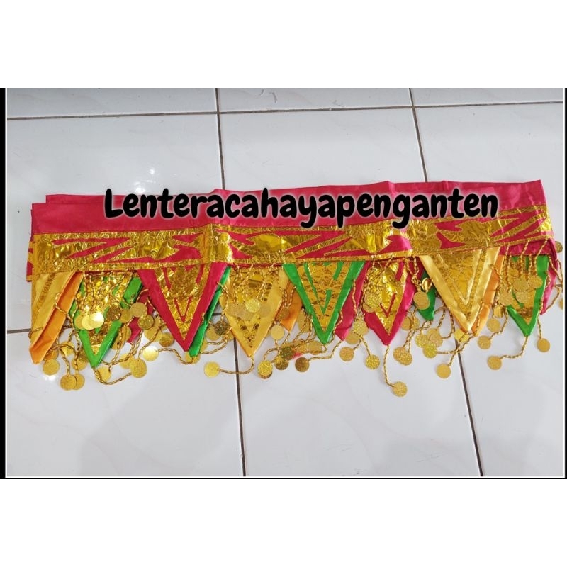 Tirai Pelaminan Ondas Pucuk Rebung