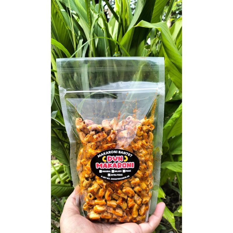 

makaroni bantet khas tasikmlaya kemasan pouch 300 gr