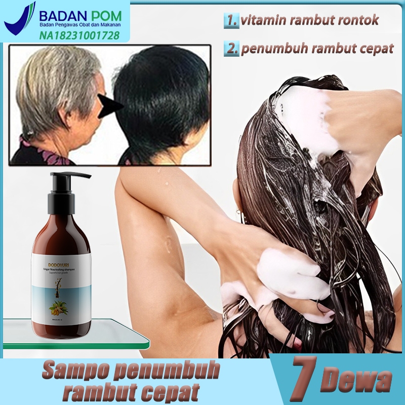 [BPOM] Sampo penumbuh rambut cepat vitamin rambut rontok sampo anti ketombe penumbuh rambut cepat 30