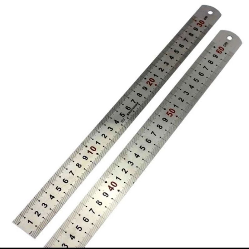 

penggaris stainles steel 100 cm / stainles steel ruler 1 m