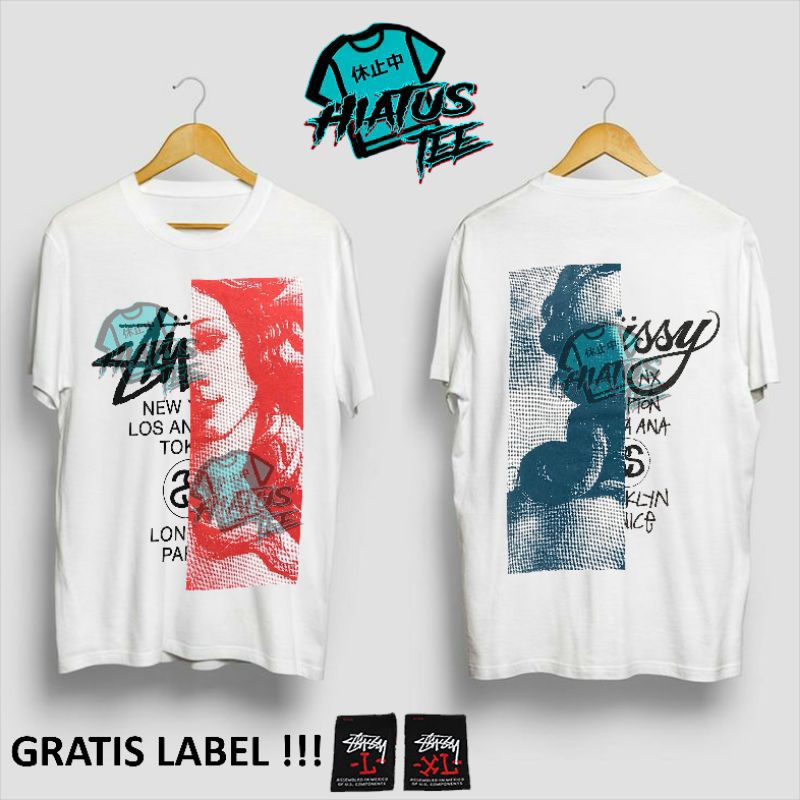 KAOS STUSSY PHOTO TEE NEW TSHIRT BOOTLEG SABLON DTG