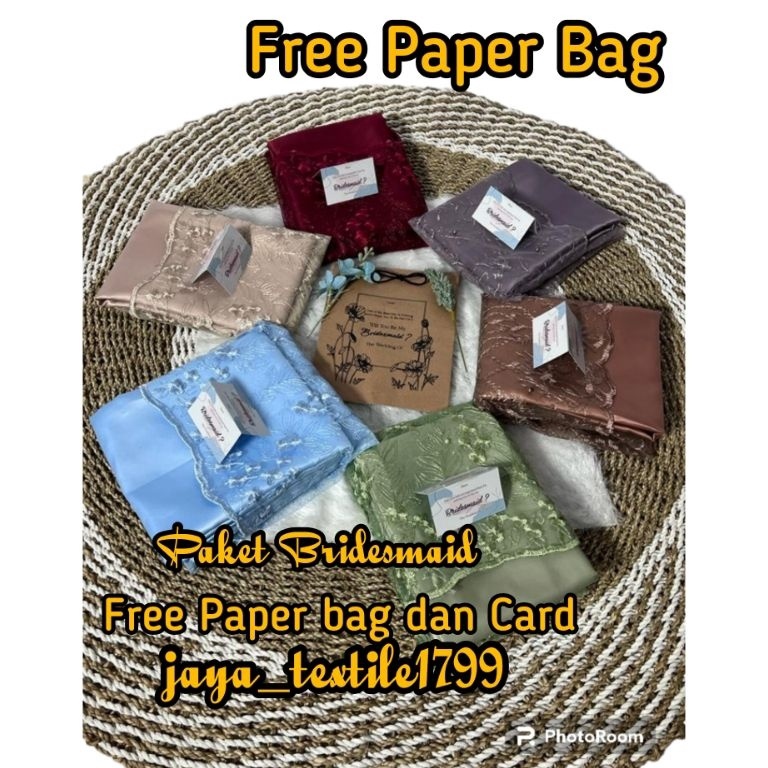 Kain Paket Bridesmaid  Paket Seragaman Nikahan Bridesmaid
