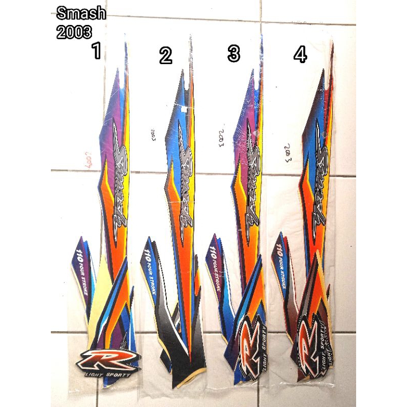 Striping motor standar SMASH thn.2003