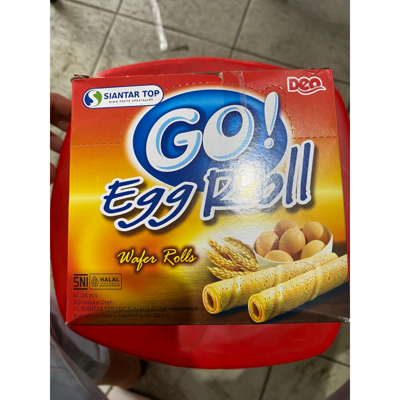 

Siantar top dea go // egg roll ( 1 pack isi 24 pcs)