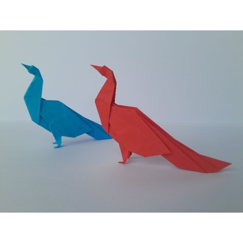 

ORIGAMI BURUNG/origami merak/paper craft/origami craft/hiasan