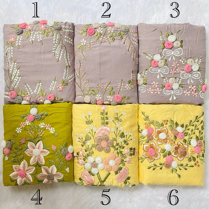 MUKENA BORDIR TILE TERUSAN LAJURAN DEWASA RAYON