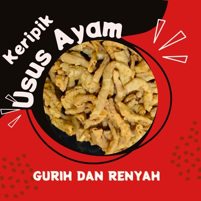 

Keripik Usus / Kripik Usus Ayam Crispy / Kripsus Original