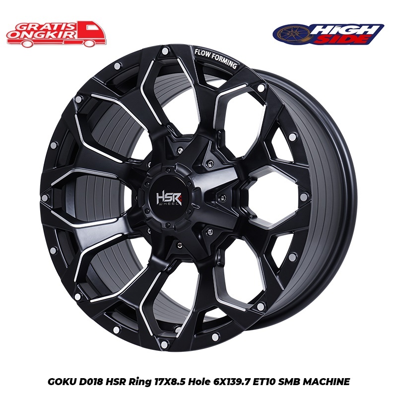 Velg Racing Hsr Goku Ring 17 Mobil Strada, Triton, Hilux Double
