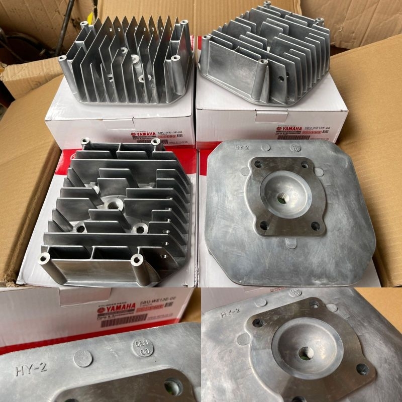 BLOK HEAD YAMAHA 125Z CYLINDER HEAD KOP 125Z PNP RX king  ORIGINAL YAMAHA