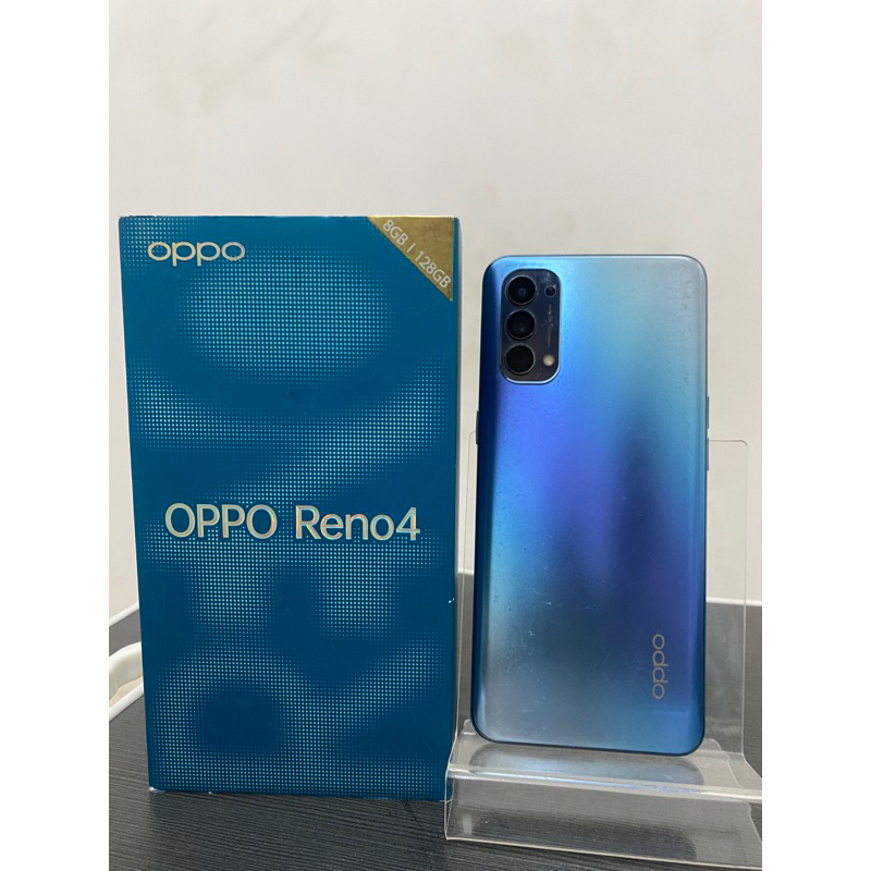 OPPO RENO 4 8/128 SECOND HP BEKAS FULLSET GARANSI