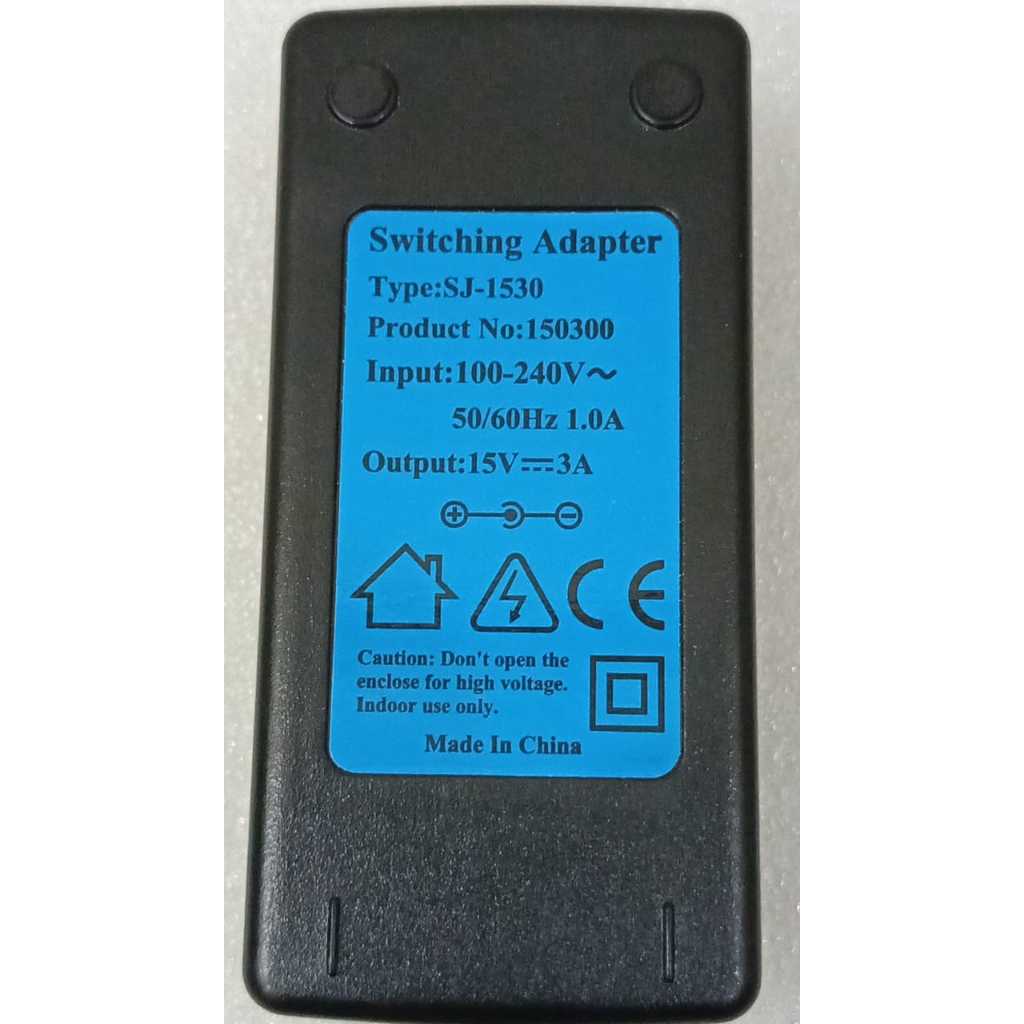 SWITCHING ADAPTOR 15V 3A type : SJ-1530 ( ORIGINAL )