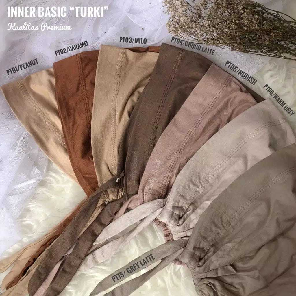 Inner Ciput Tali Kaos PE dalaman HIjab