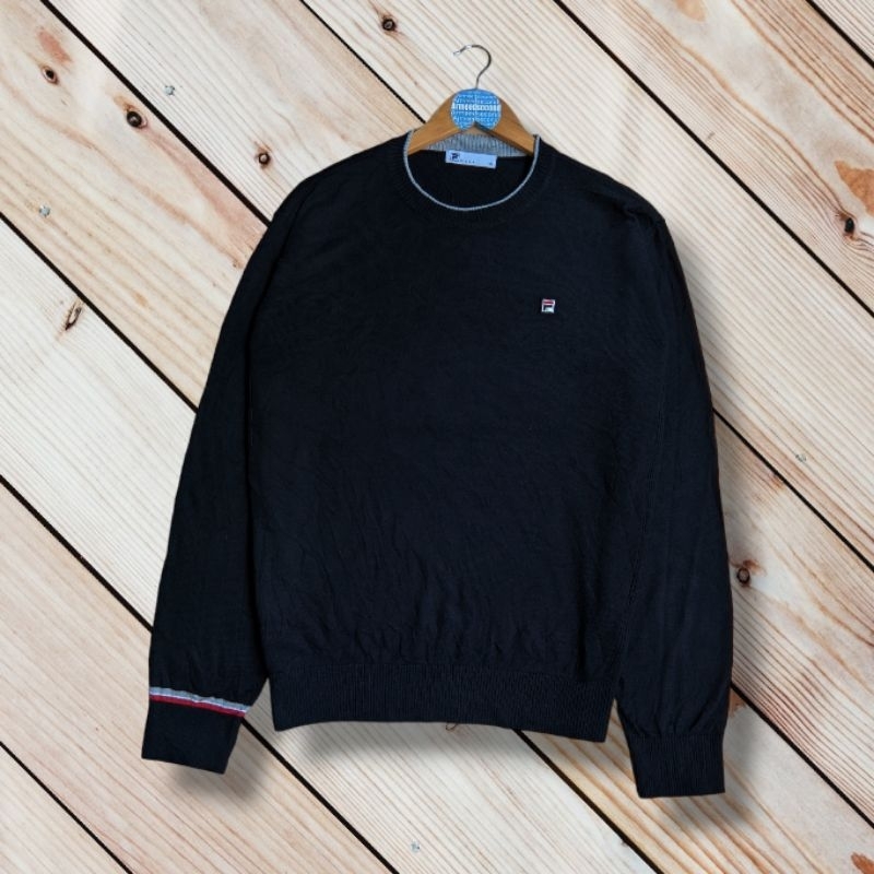SWEATER RAJUT FILA KNITWEAR PRIA WANITA VINTAGE SWEATER SCOND