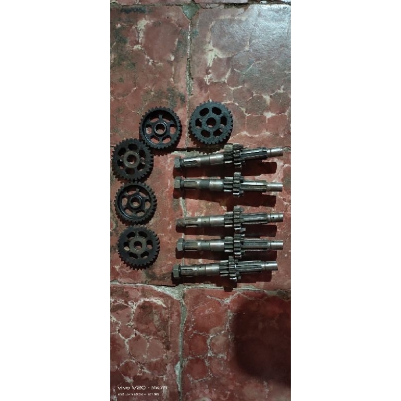 as gigi rasio rumah kopling grand cocok buat Shogun new old, crystal tornado bravo rc100 sprinter