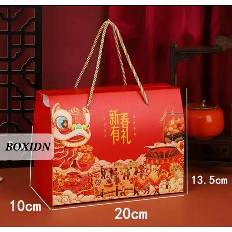 

Limited Edition Barongsai Box Imlek 2 Jar 600ml Box Imlek Kue Kering Box Imlek Cookies Dus Imlek Kotak Imlek Packaging hampers imlek gable Box imlek Kuker Gable Box Cookie Imlek Box souvenir Box ultah Box Baby Box Valentine Box Snack Ultah Box Natal 2 jar