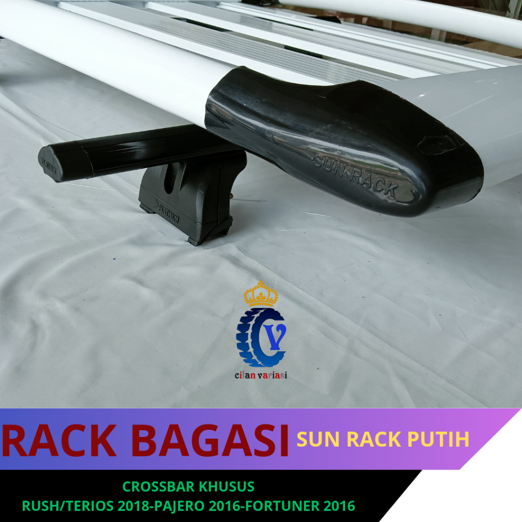 Cilan Variasi - Paket Rack Bagasi Atas Mobil Oval Kaki Rack Khusus Rush 2018 Pajero 2016 Fortuner 20