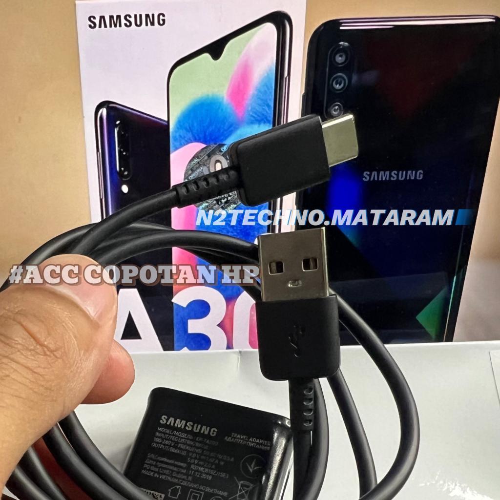 Kelaashop Charger Original Samsung A30S Tipe C Fast Charging 15 Watt Bawaan Hp