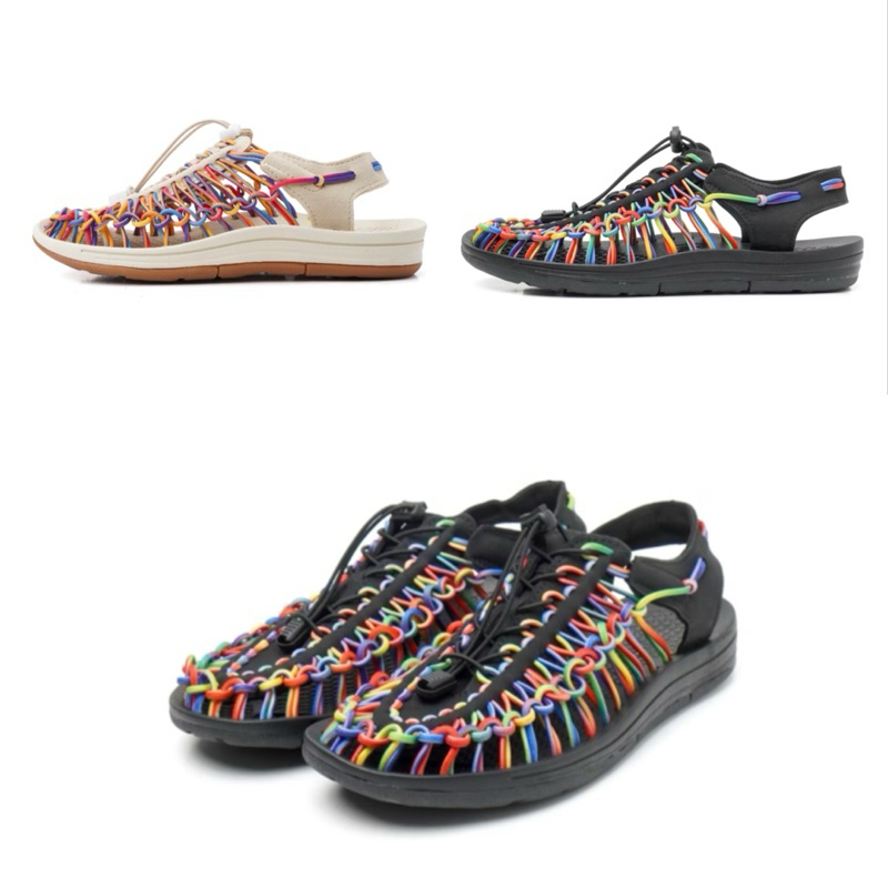 Sepatu Sandal Pria dan Wanita 36-40 Sendal Tali Wanita Sendal Hiking Sendal Rajut Jaring