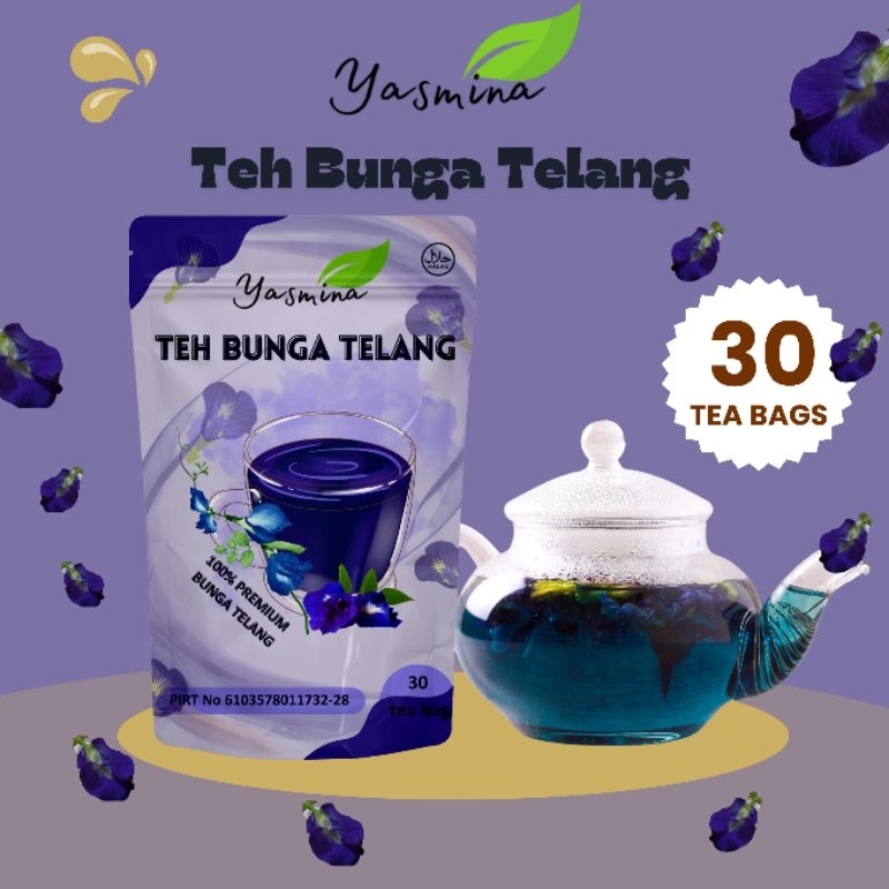 

TEH BUNGA TELANG PREMIUM 30 KANTONG TEH