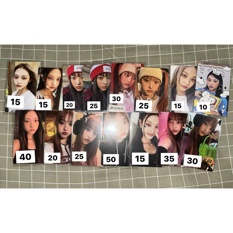 PHOTOCARD HAERIN NEWJEANS OFFICIAL PC