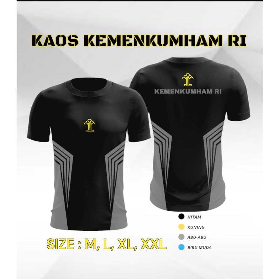 KAOS SABLON KEMENKUMHAM RI/JERSEY KEMENKUMHAM RI 2024