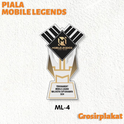 Piala Mobile Legend Plakat Mobile Legend Akrilik Custom Plakat E sport