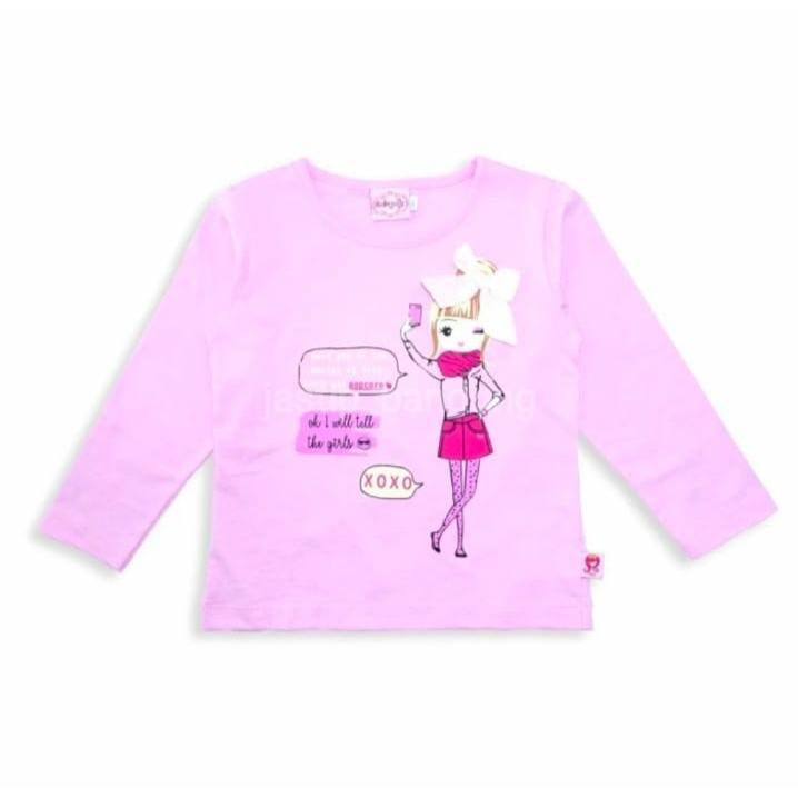 Rodeo Junior Girl Kaos Anak Perempuan Xoxo / Rodeo Junior Tshirt / Rodeo Junior T Shirt Xoxo / T shi