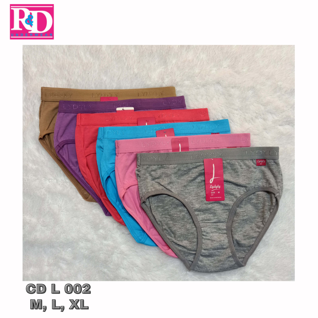 RND UNDERWEAR - Lydyly Celana Dalam Wanita Karet Lebar CD L 002 CD Cewek Berkualitas CD Lydyly Origi