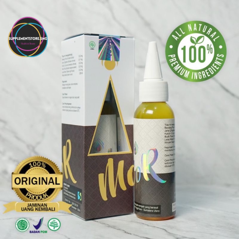 

Minyak MOR 100ml - Minyak Balur Pijat Urut Gosok Kesehatan 100% Original | Herbal Alami | Mengatasi Berbagai Macam Penyakit | BPOM & HALAL