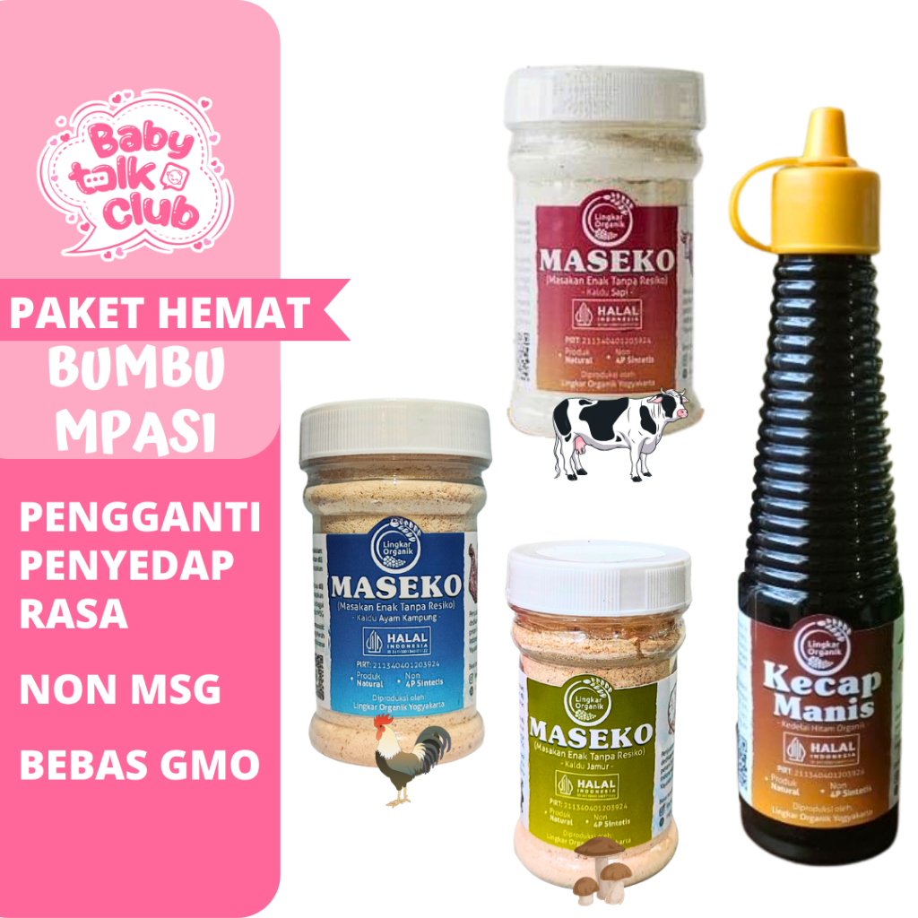 

Lingkar Organik Maseko Botol Kaldu Ayam, Kaldu Sapi, Kaldu Jamur 100gr Bumbu Organik Penyedap Rasa