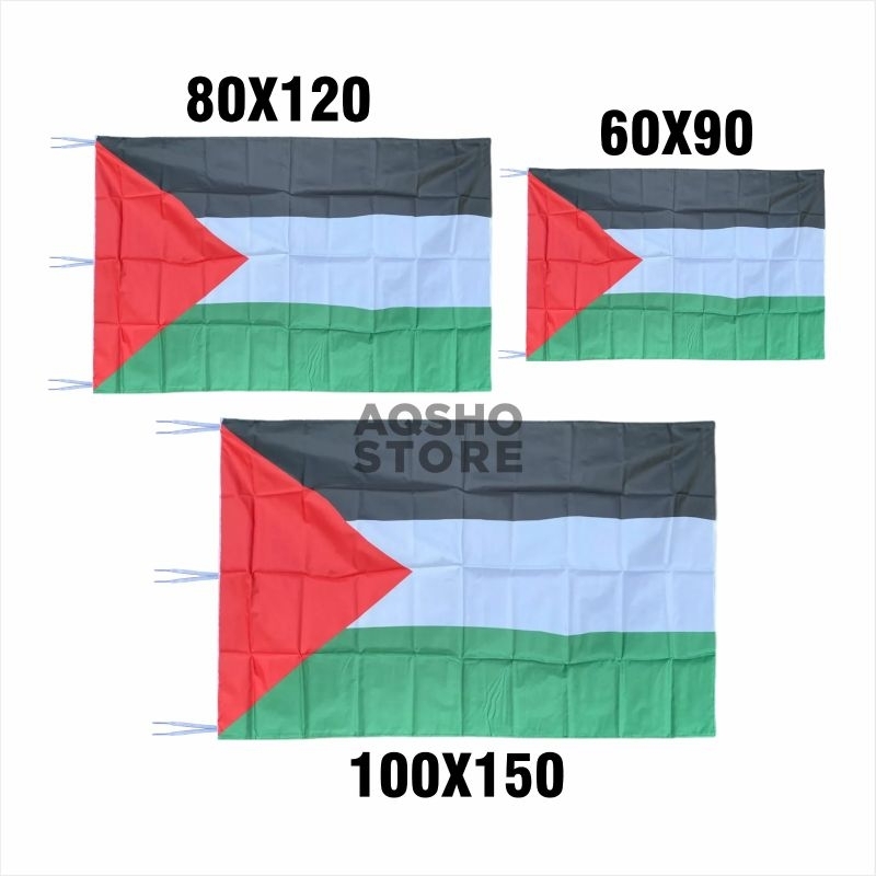 BENDERA PALESTINA ( 60X90 ) ( 80X120 ) ( 100X150 )