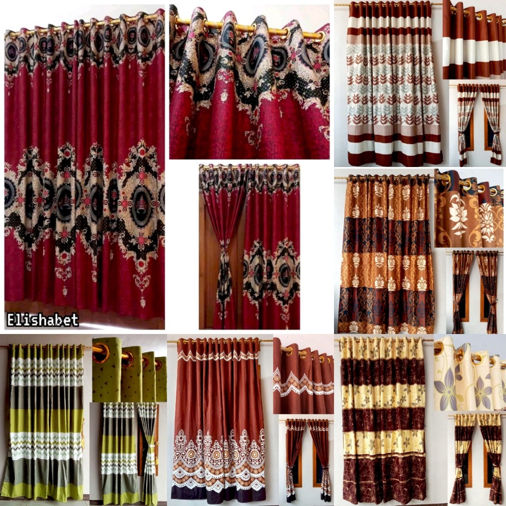 Gorden Motif Terbaru 2023 Smokring 12 Ring Pintu Dan Jendela Minimalis