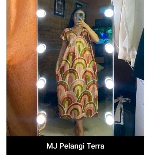 daster midi jumbo dress bali resleting busui friendly