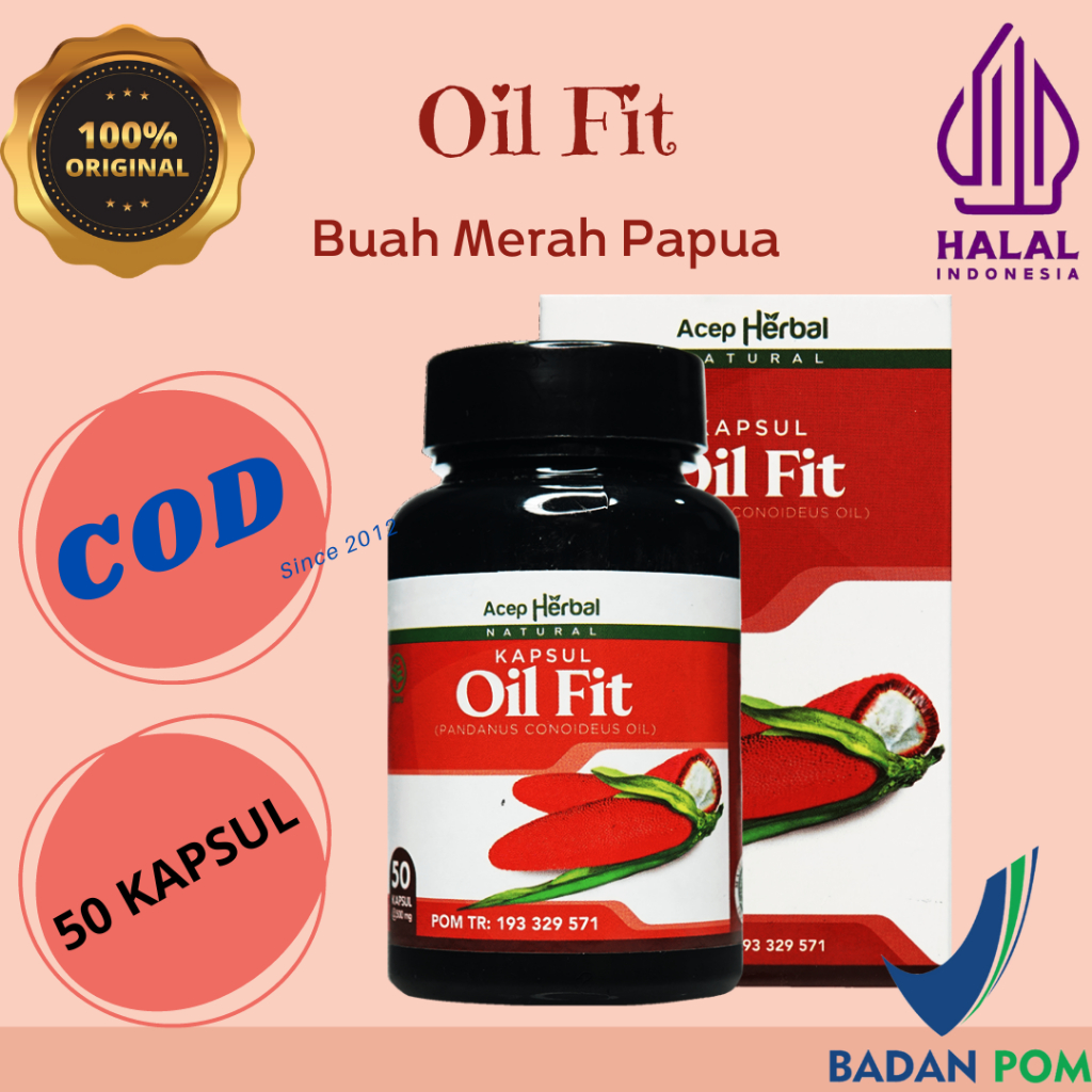 Oil Fit Buah Merah Papua 100% Original