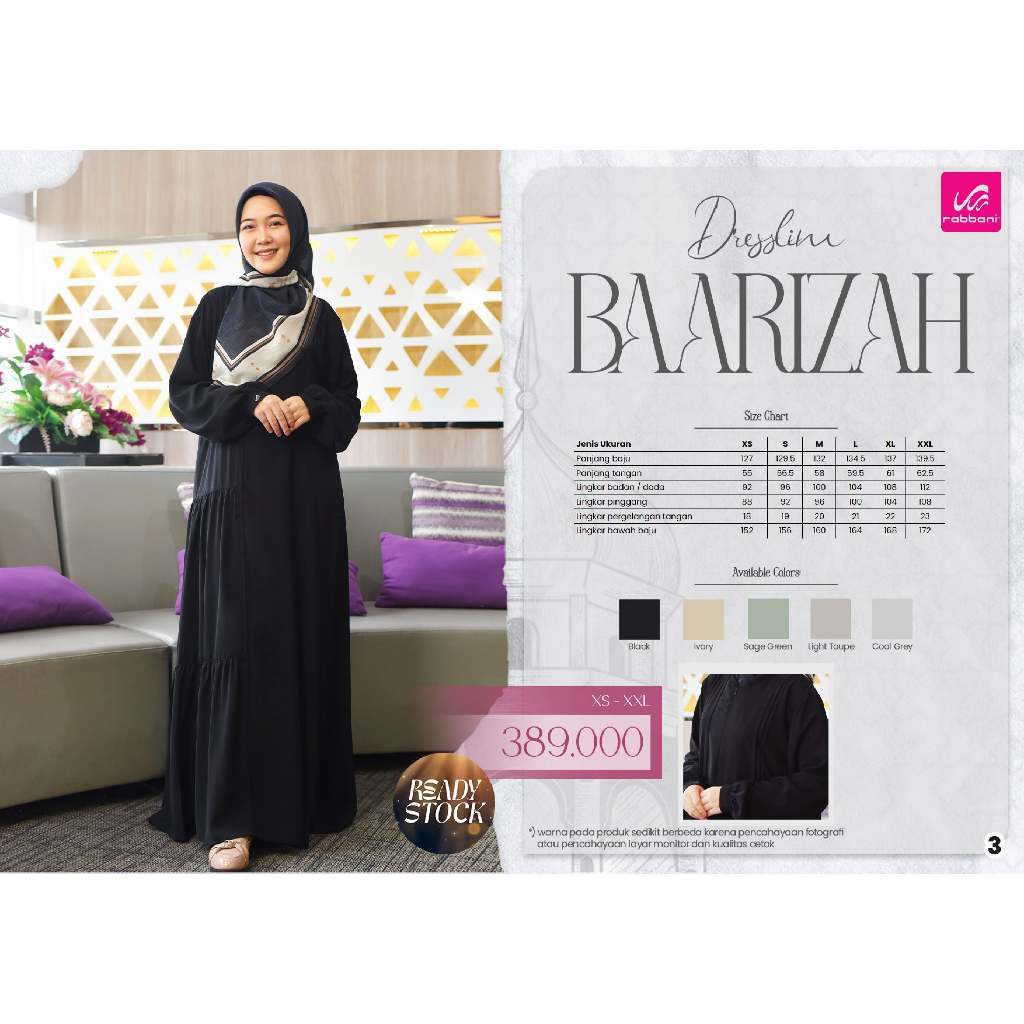 Dresslim Baarizah | Dresslim terbaru | Dresslim Rabbani | Gamis Rabbani Terbaru | Gamis Rabbani | Ga