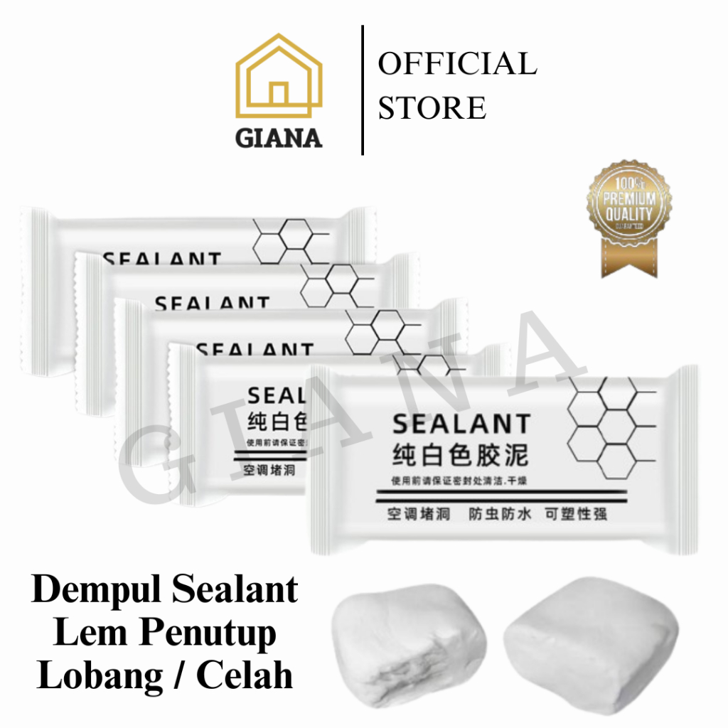 GIA Dempul Sealant Lem Penutup Lobang Tembok Dempul Padat Sealent Air Anti Bocor