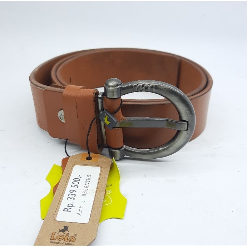 BELT PRIA GESPER PRIA IKAT PINGGANG PRIA SABUK PRIA KULIT LOIS ORIGINAL B368NTNN
