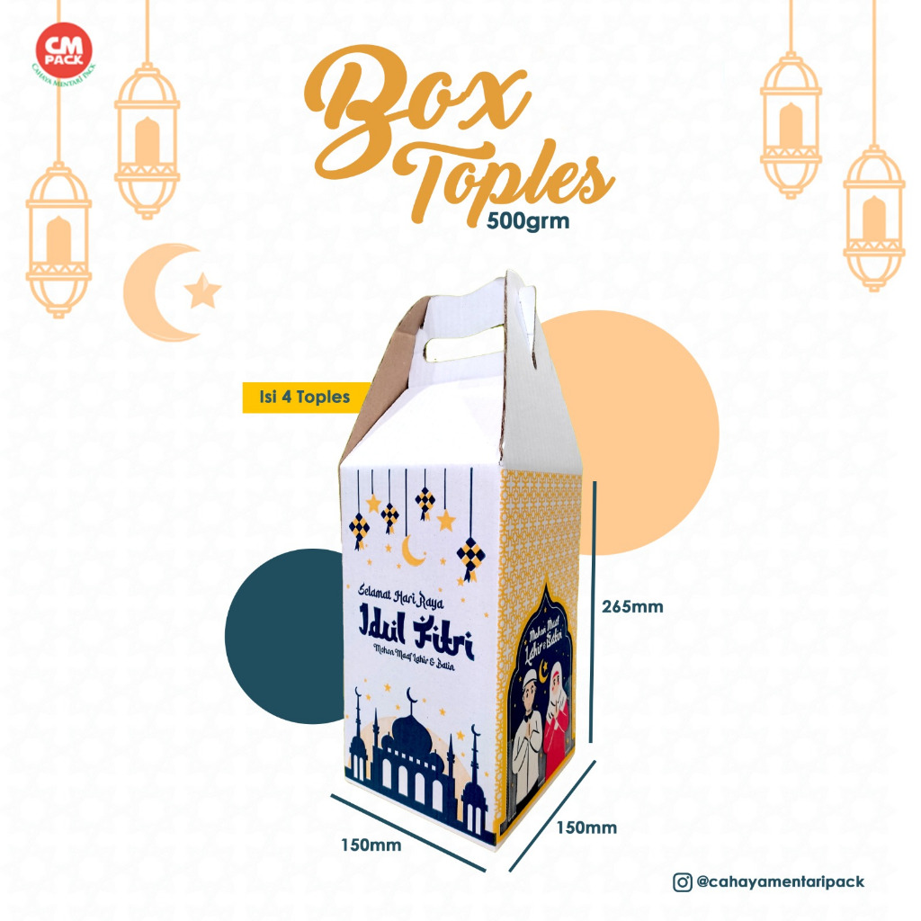 

Box Parcel Lebaran Isi 4 ukuran 150x150x265