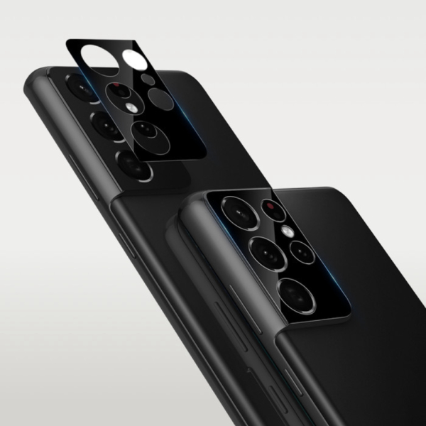 Jual SAMSUNG S21 Ultra NILLKIN InvisiFilm Tempered Glass Camera - Hitam Limited