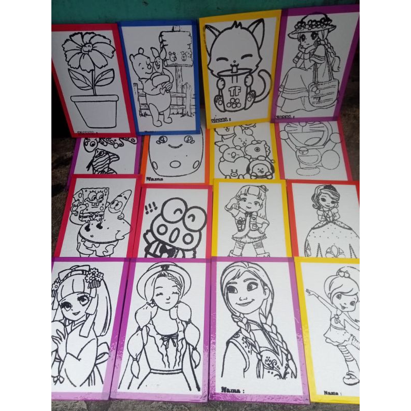 

Styrofoam media melukis/kanvas lukis uk33x50x1cm harga satuan