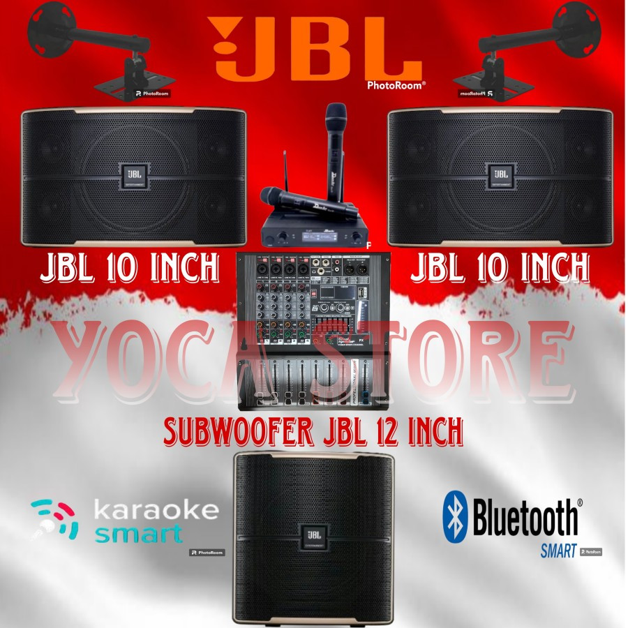 Karaoke Set JBL 10 Inch PASSION 10 SUBWOOFER JBL 12 Inch Power Mixer