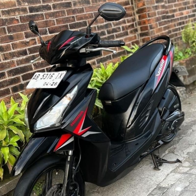 Striping lis sticker standar ORI honda vario 110 fi 2017 led hitam stiker vario hitam 110 2017