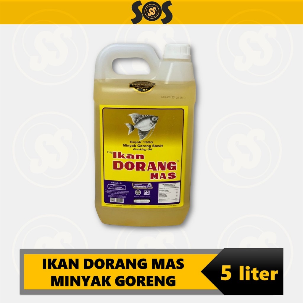 

Minyak Goreng Ikan Dorang Mas 5 Liter Jurigen/Minyak Goreng/Minyak Goreng Murah