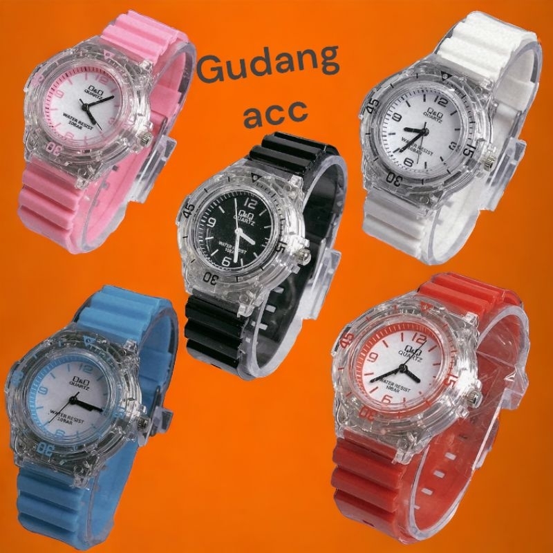Jam tangan pria wanita jelly versi korea