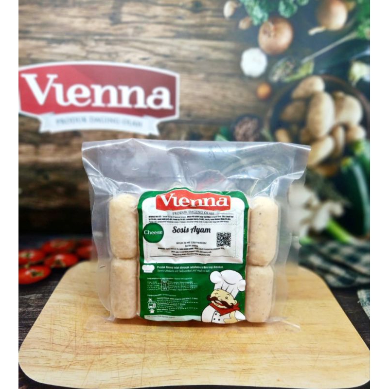 

Vienna chicken cocktail Cheese 200 gram